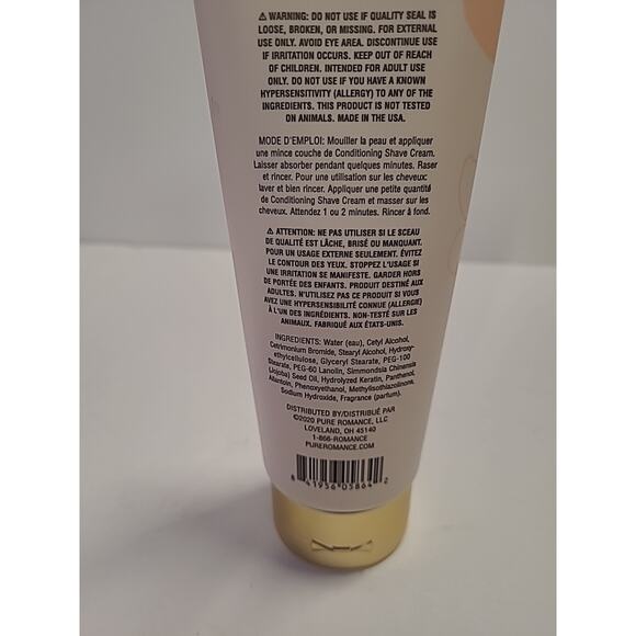 Pure Romance - Coochy Honey & Gold Conditioning Shave Cream NEW- Discontinued - Picture 6 of 8